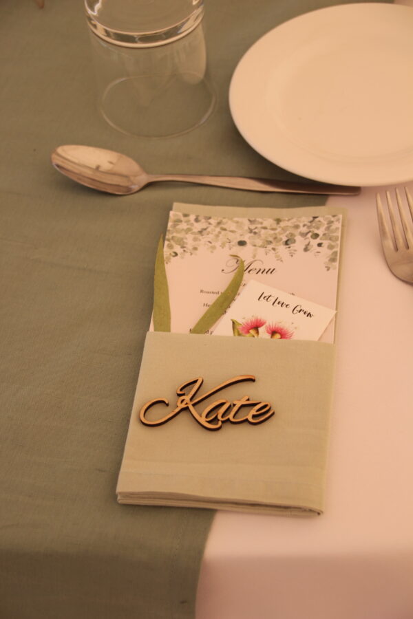 laser cut wedding table names